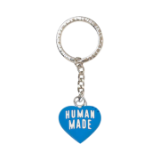 Human Made Heart Rubber Key Chain Blue