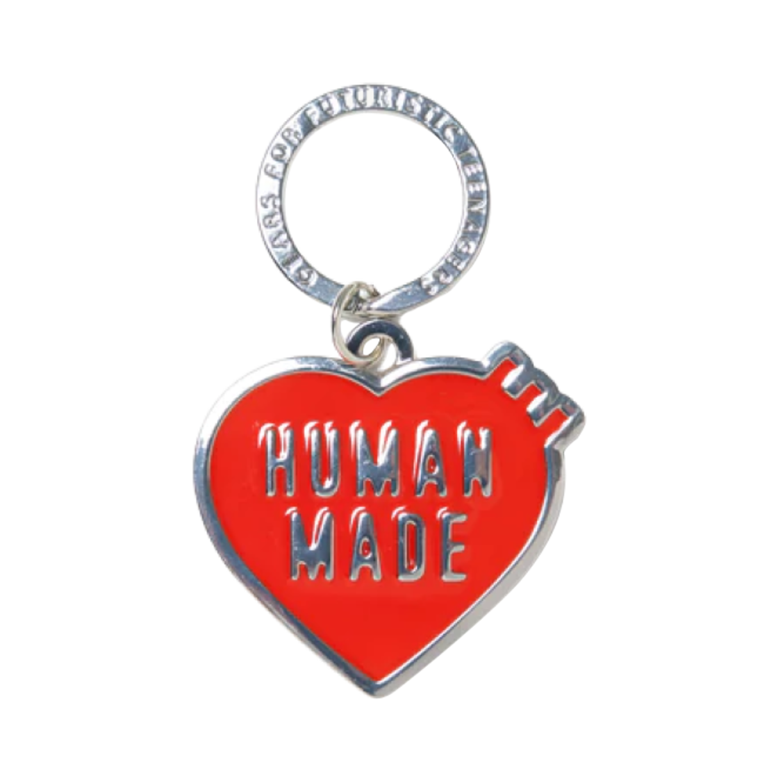 휴먼 메이드 x 베르디 걸스 돈 크라이 키링 레드(Human Made x Verdy Girls Don't Cry Keyring Red)