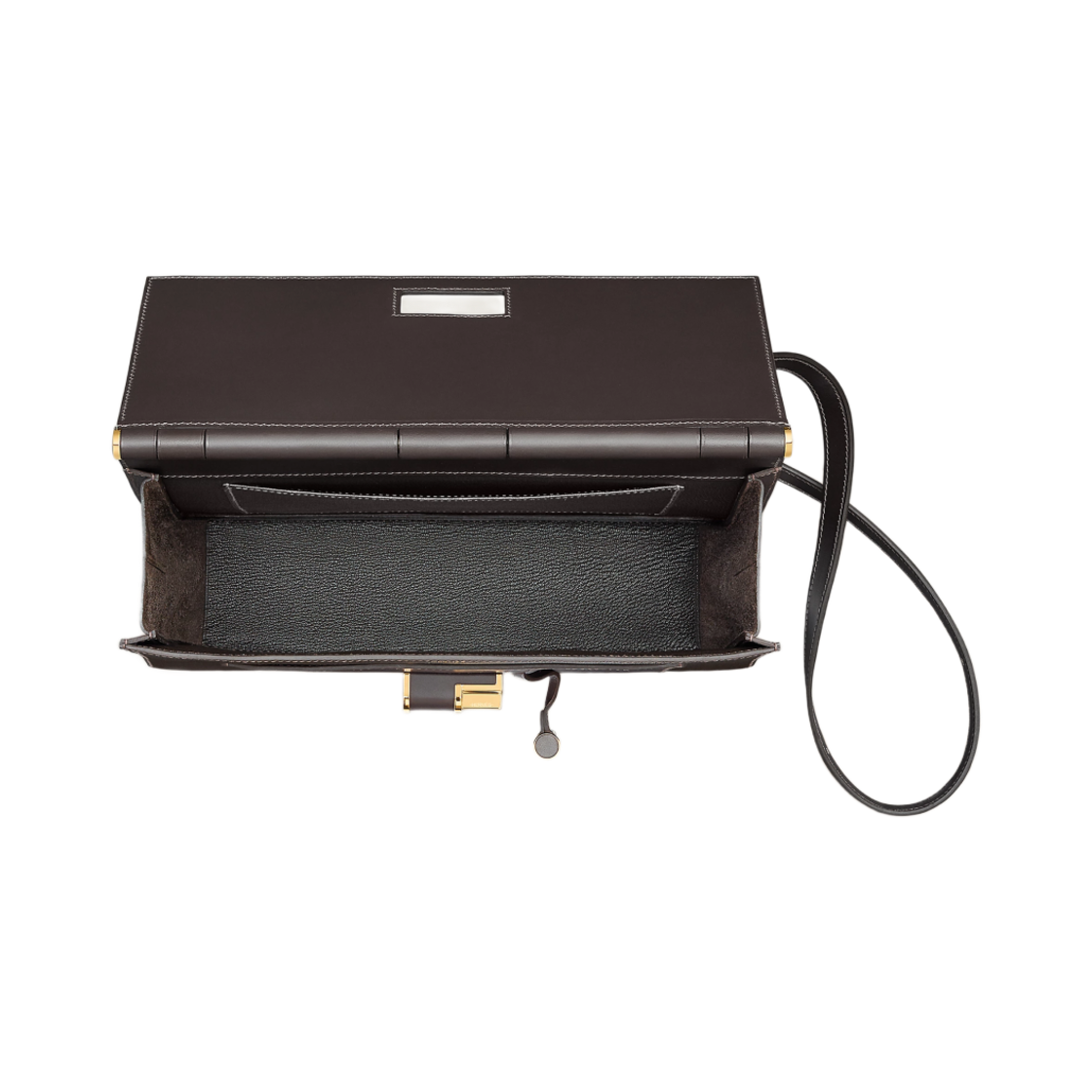 에르메스 사카바 30 백 앱송 스위프트 헌터 카우하이드 & 골드 하드웨어 마카사르 에벤(Hermes Sacabar 30 Bag Epsom Swift Hunter Cowhide & Gold Macassar Ebene) - 3