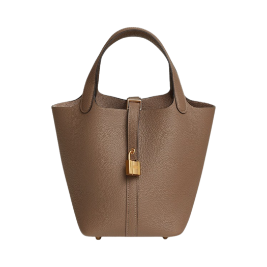Hermes Picotin Lock 18 Bag Maurice & Gold Beige De Weimar