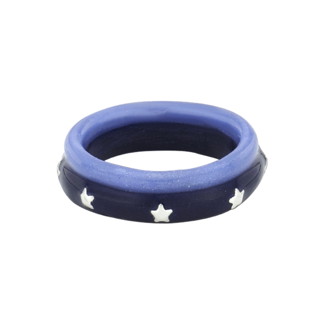 [韓国人気ジュエリー] nff star two track ring-ocean blue star two track ring-ocean blue - nff