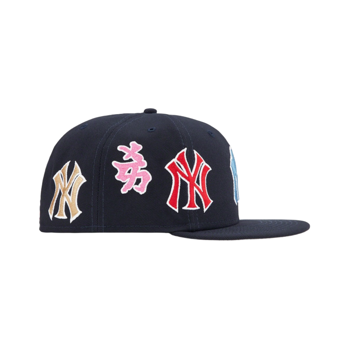 슈프림 x 뉴욕 양키스 간지 뉴에라 네이비 - 22FW(Supreme x New York Yankees Kanji New Era Navy - 22FW) - 2