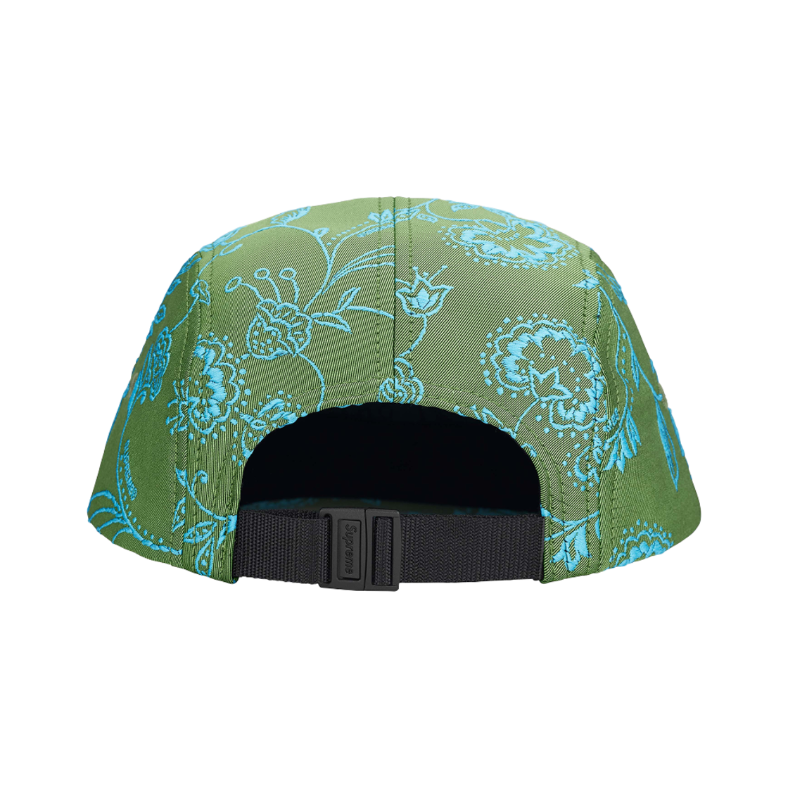 슈프림 플로럴 자카드 캠프캡 그린 - 25SS(Supreme Floral Jacquard Camp Cap Green - 25SS) - 2