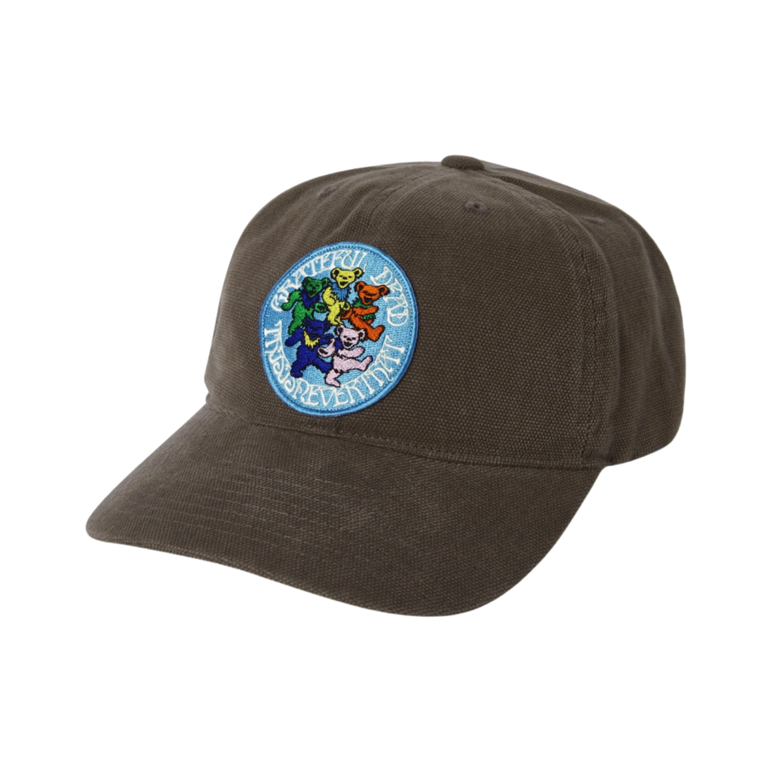 GD243WHWBC02BRN thisisneverthat x Grateful Dead Lightning Patch Oxford Cap Brown