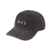 Supreme Pigment Dye 6-Panel Black - 25SS