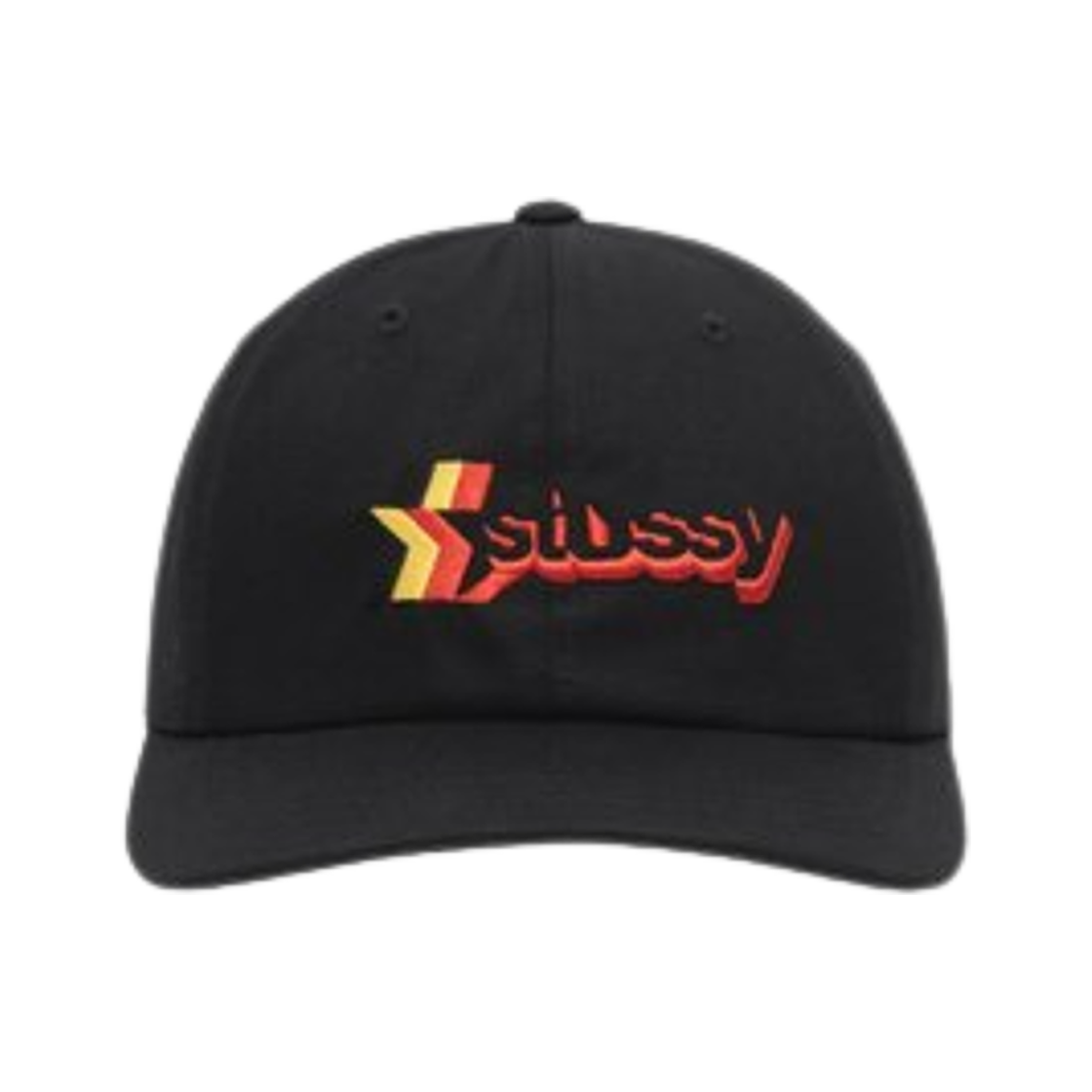 스투시 3 스타 로우 프로 스트랩백 캡 블랙(Stussy 3 Star Low Pro Strapback Cap Black) - 1