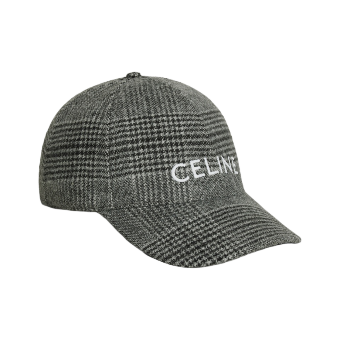 셀린느 베이스볼 캡 울 그리 느와르(Celine Baseball Cap in Wool Gris Noir) - 2