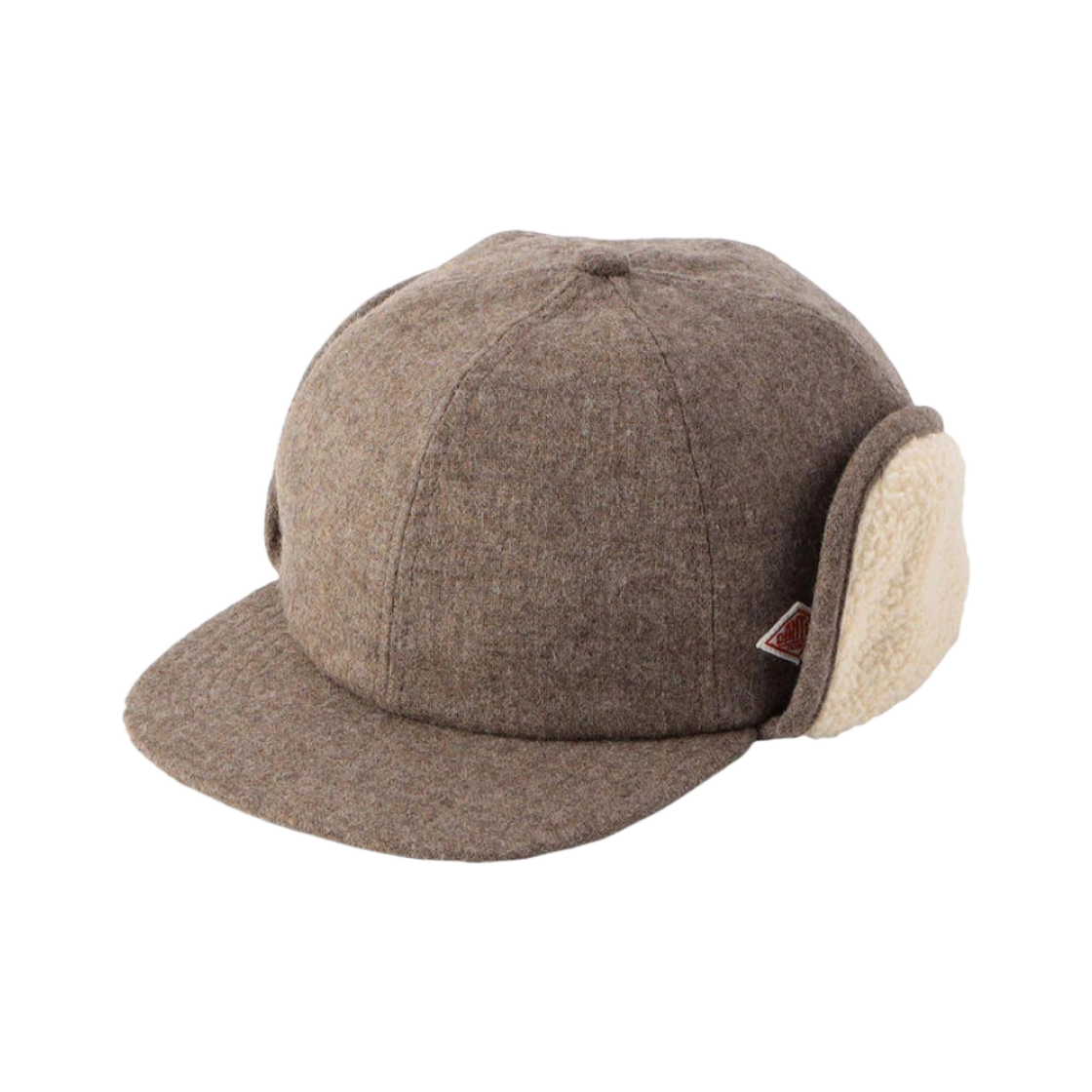 DT-H0118 Danton Wool Etamine Boa 6-Panel Cap Brown