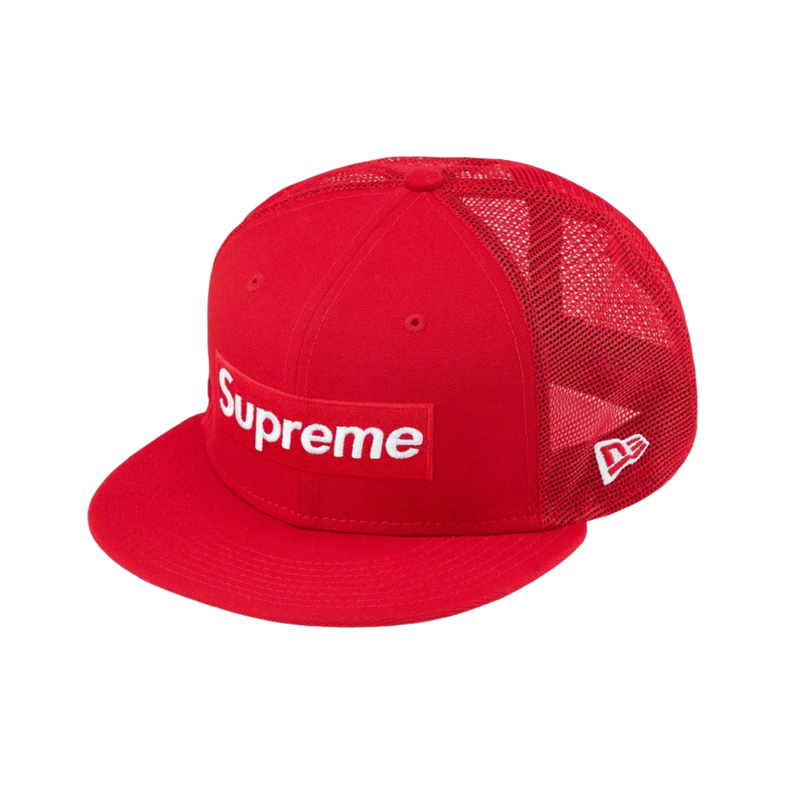슈프림 박스로고 메쉬 백 뉴에라 레드 - 22SS(Supreme Box Logo Mesh Back New Era Red - 22SS) - 1