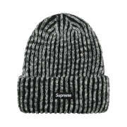Supreme Rainbow Knit Loose Gauge Beanie Black - 21FW