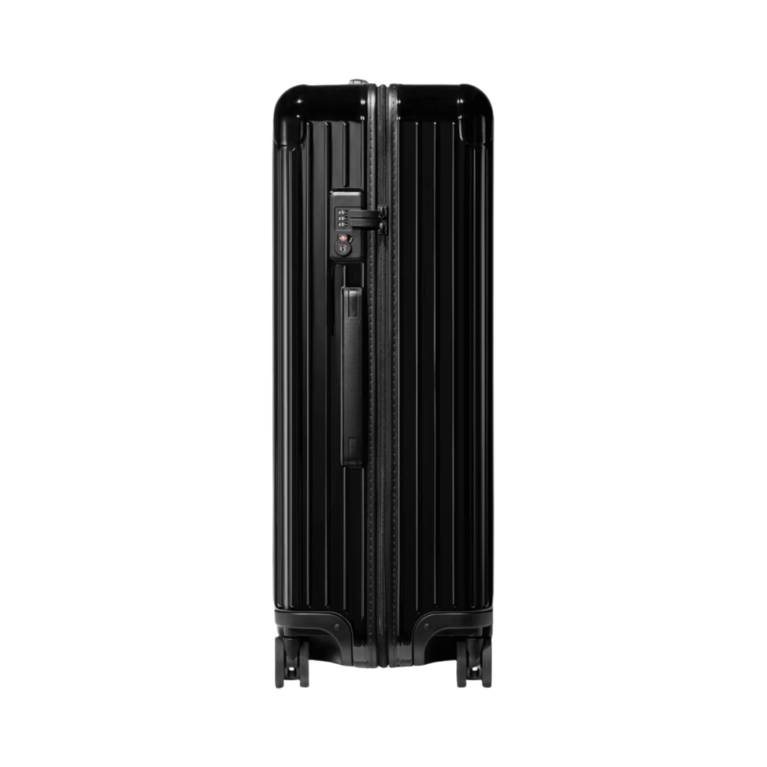 리모와 에센셜 체크인 라지 폴리카보네이트 수트케이스 블랙 글로스(Rimowa Essential Check-In Large Polycarbonate Suitcase Black Gloss) - 3