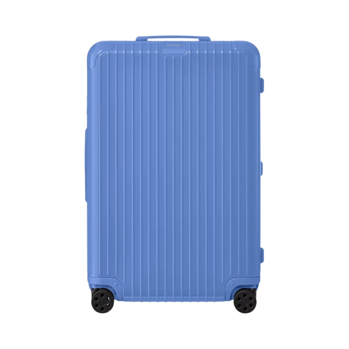 리모와 에센셜 체크인 라지 폴리카보네이트 수트케이스 씨 블루 글로스(Rimowa Essential Check-In Large Polycarbonate Suitcase Sea Blue Gloss)