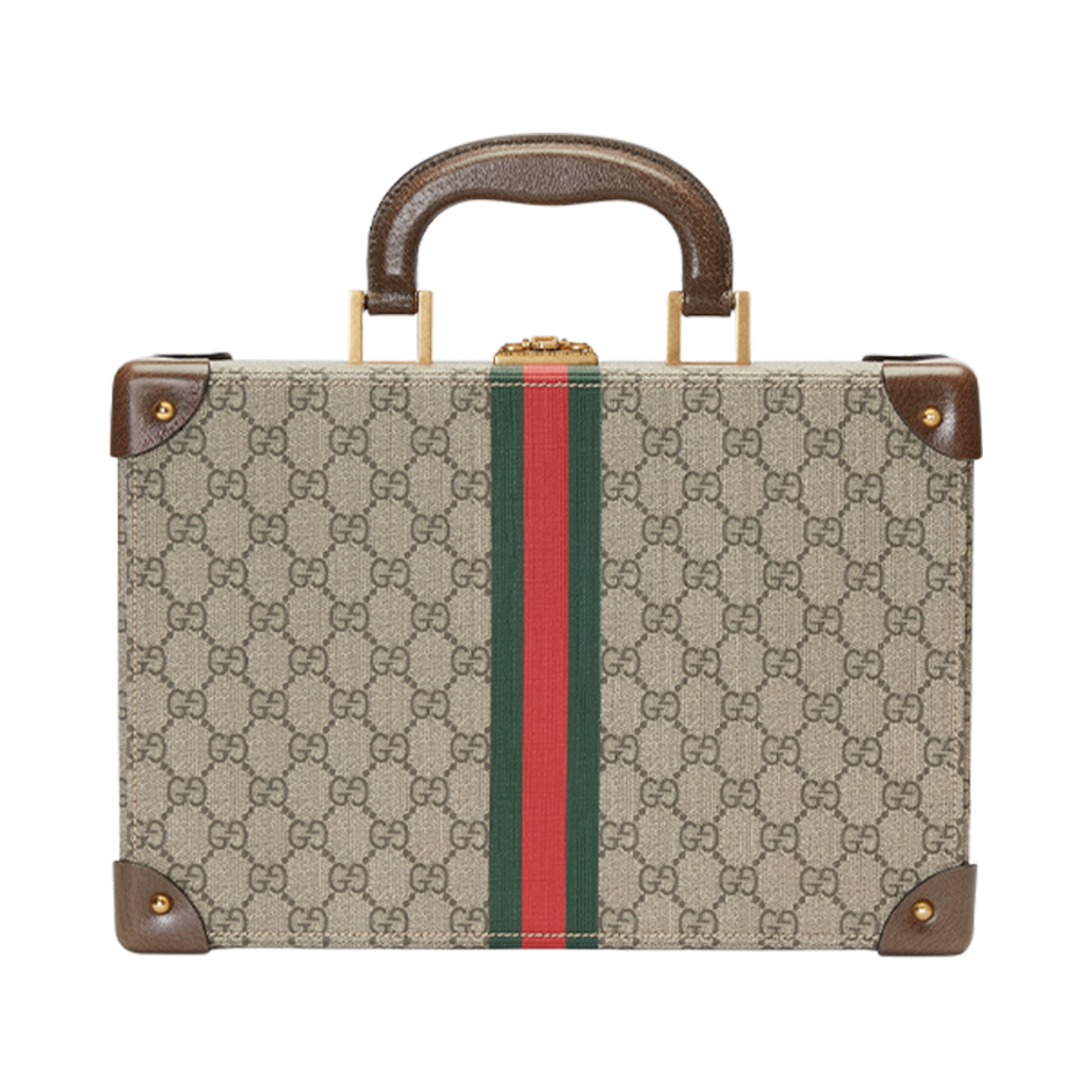 구찌 사보이 워치 케이스 베이지 에보니 슈프림(Gucci Savoy Watch Case Beige Ebony Supreme) - 3