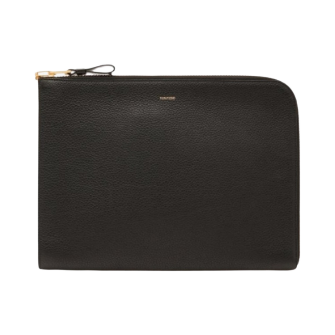 H0355T-LCL213-U9000 Tom Ford Soft Grain Leather Zip Portfolio Black
