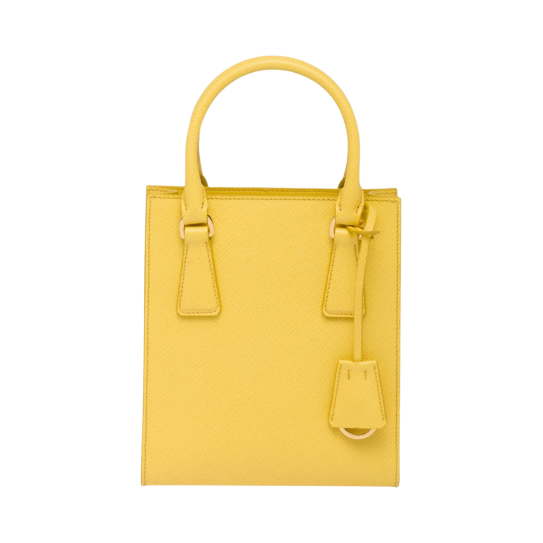 1BA358-NZV-F0377 Prada Saffiano Leather Handbag Sunny Yellow - #2