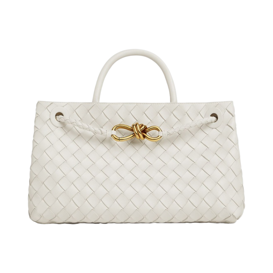 보테가 베네타 스몰 이스트 웨스트 안디아모 화이트(Bottega Veneta Small East West Andiamo White) - 1