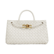 Bottega Veneta Small East West Andiamo White