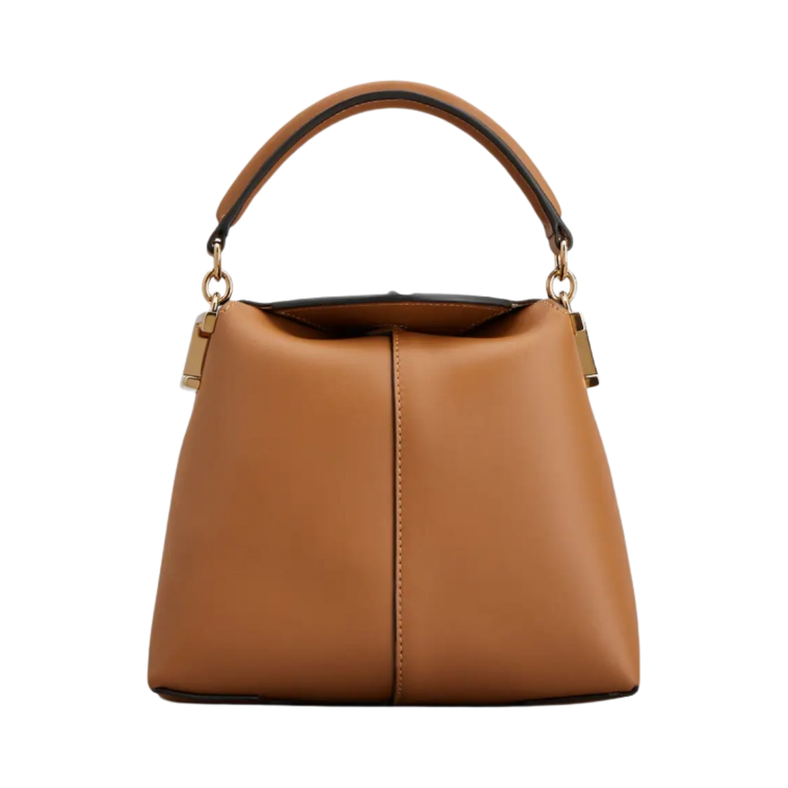 XBWTSTO0000XPRS410 Tod's T Case Messenger Tote Bag in Leather Micro Brown