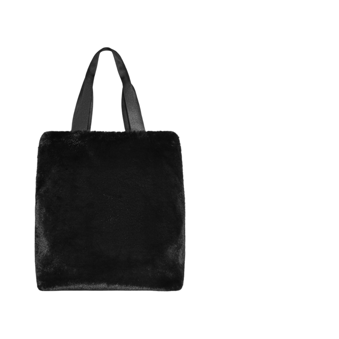 코스 리버서블 포우 퍼 라인 패딩 쇼퍼백 블랙(COS Reversible Faux Fur-Lined Padded Shopper Bag Black) - 1