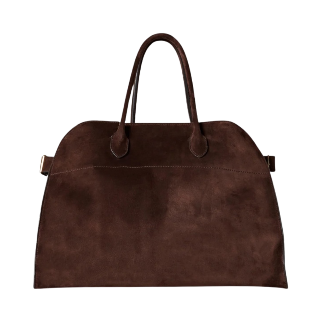 더 로우 소프트 마고 15 스웨이드 백 모카(The Row Soft Margaux 15 Bag in Suede Mocha) - 1