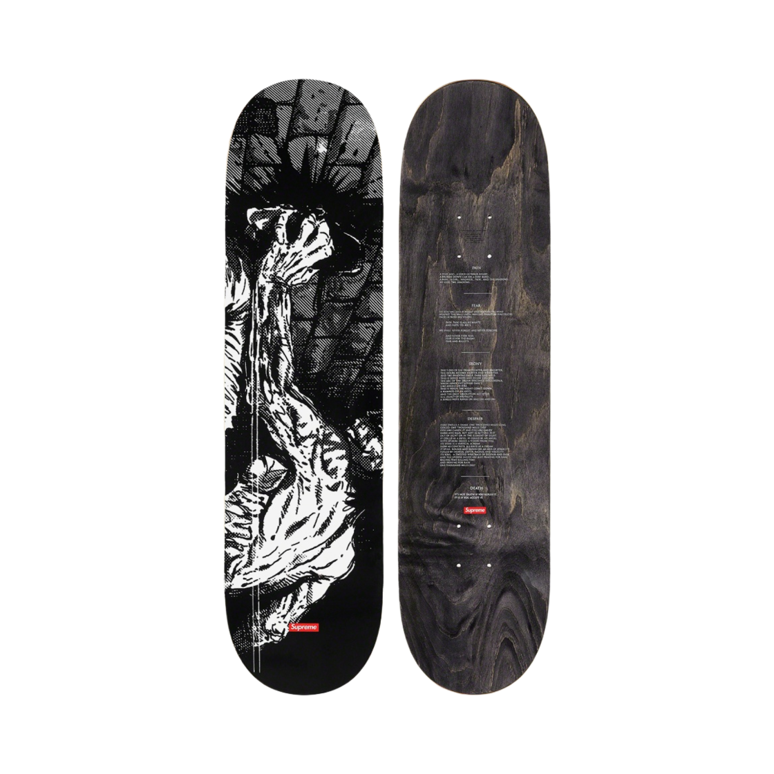 슈프림 x 더 크로우 스케이트보드 덱 크러쉬드 - 21FW(Supreme x The Crow Skateboard Deck Crushed - 21FW)