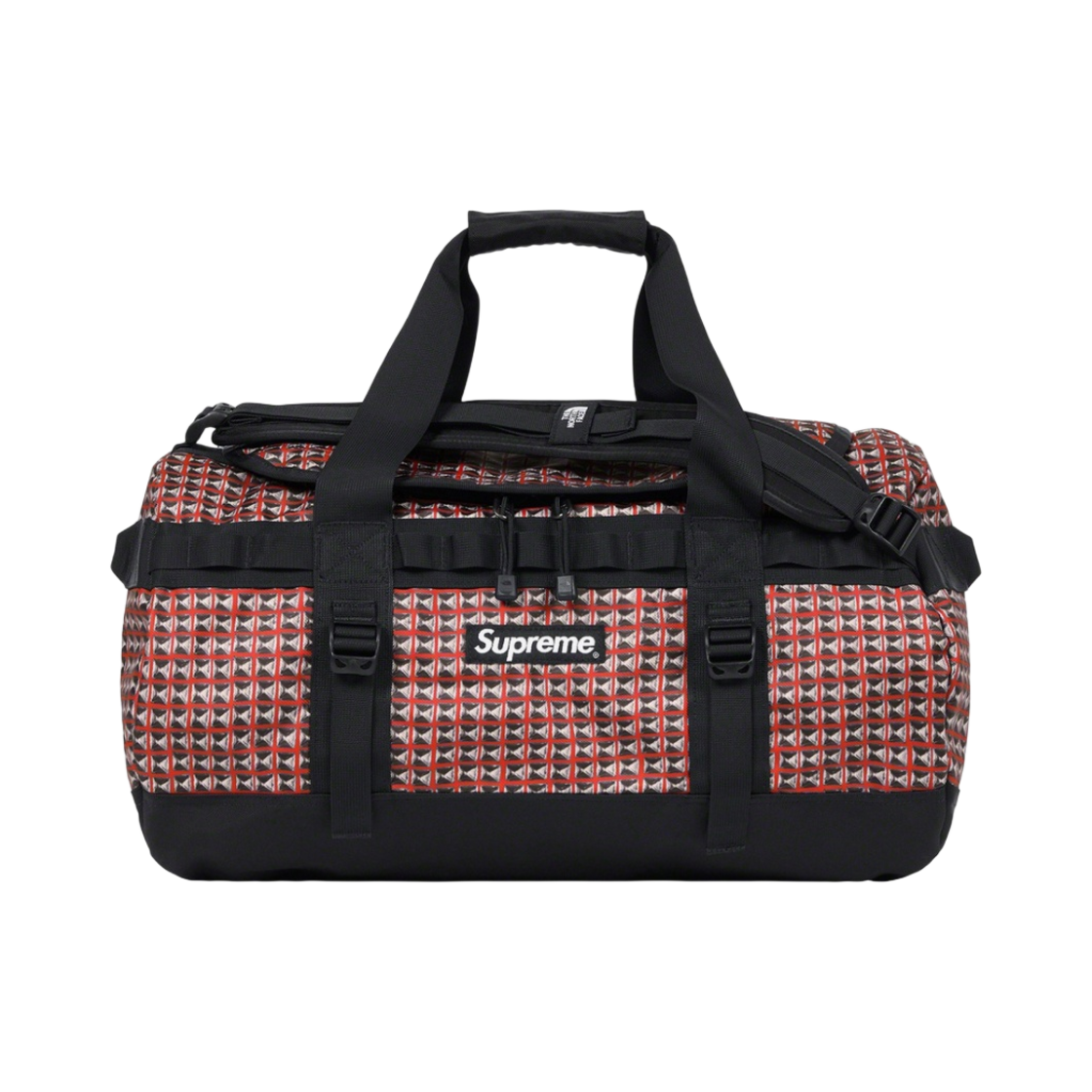 슈프림 x 노스페이스 스터드 스몰 베이스 캠프 더플백 레드 - 21SS(Supreme x The North Face Studded Small Base Camp Duffle Bag Red - 21SS) - 1