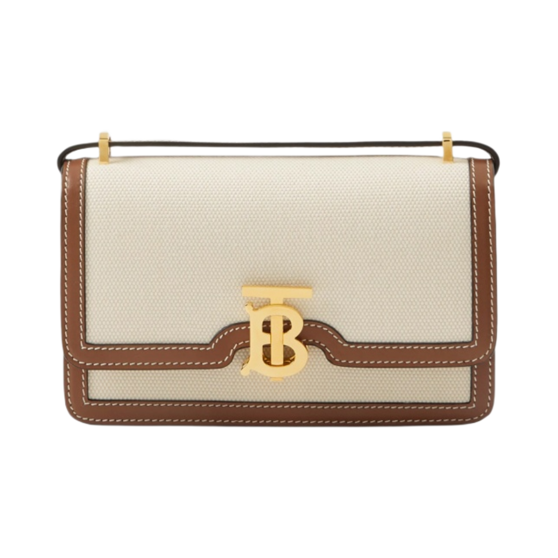 8070574 Burberry Mini TB Bag Natural Malt Brown
