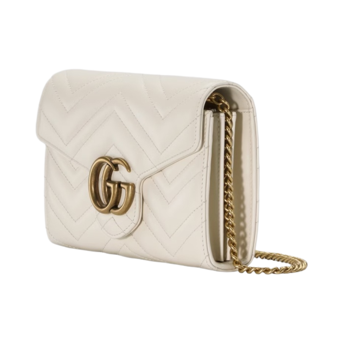 구찌 GG 마몽 마틀라세 미니백 화이트(Gucci GG Marmont Matelasse Mini Bag White) - 2