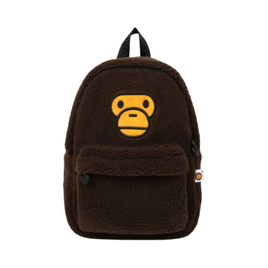 - BAPE Baby Milo Mini Fur Backpack Brown