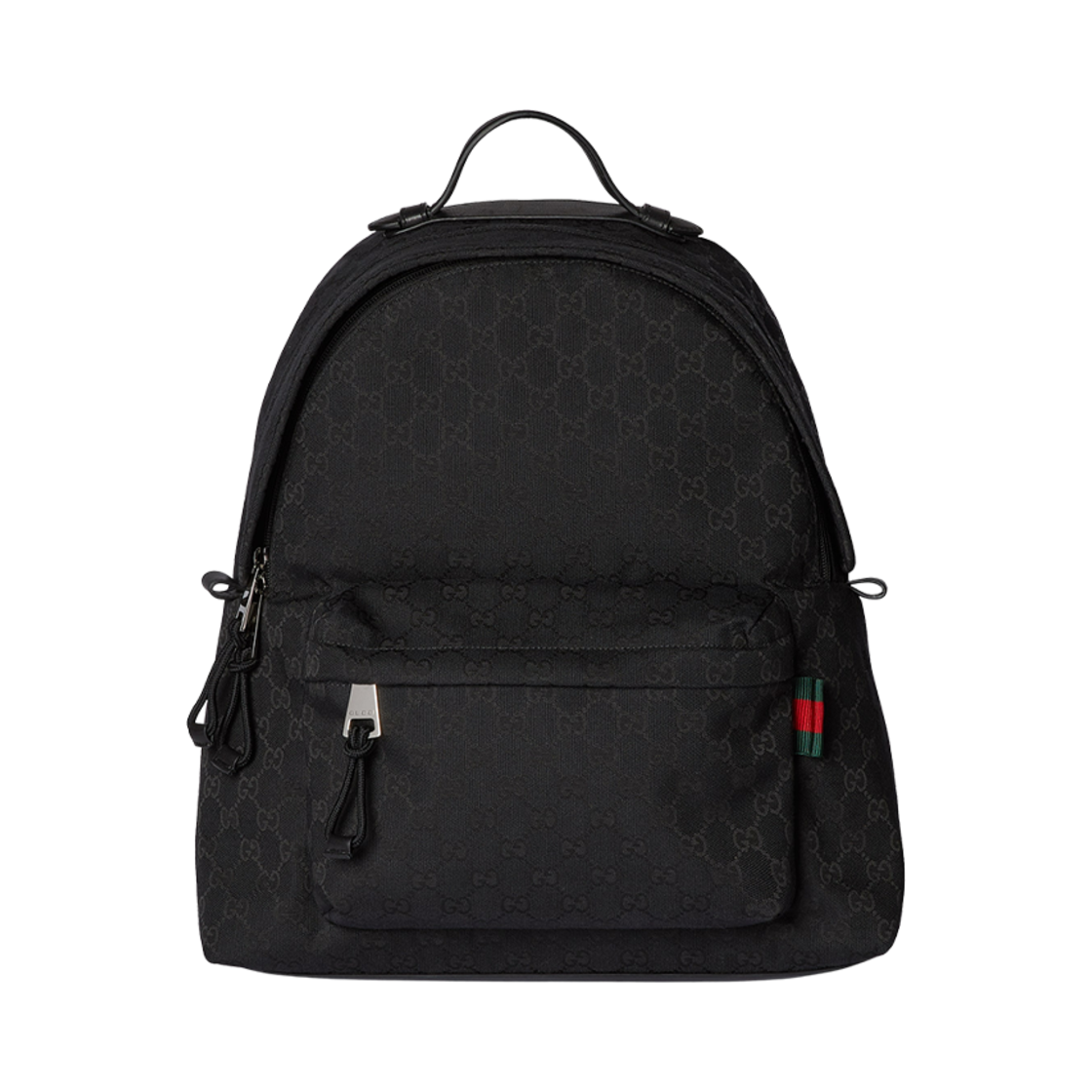 824624-FAEHZ-1042 Gucci Medium GG Backpack with Web Black
