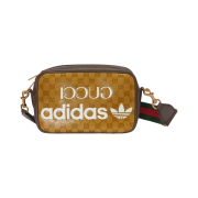 Gucci x Adidas Small Shoulder Bag Beige Brown