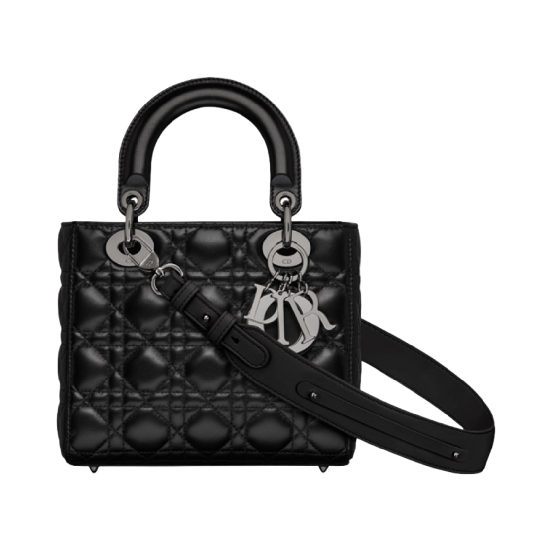 M0538BCAL-M900 Dior Small Lady Bag My ABCDior Cannage Lambskin Black - 대표 이미지 #1