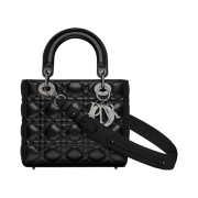 Dior Small Lady Bag My ABCDior Cannage Lambskin Black