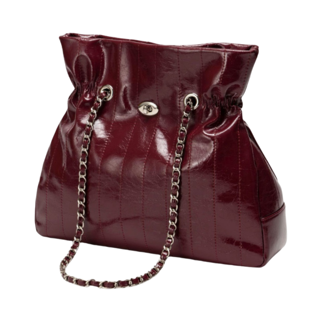 카디널 레드 라피백 버건디(Cardinal Red Rappy Bag Burgundy)