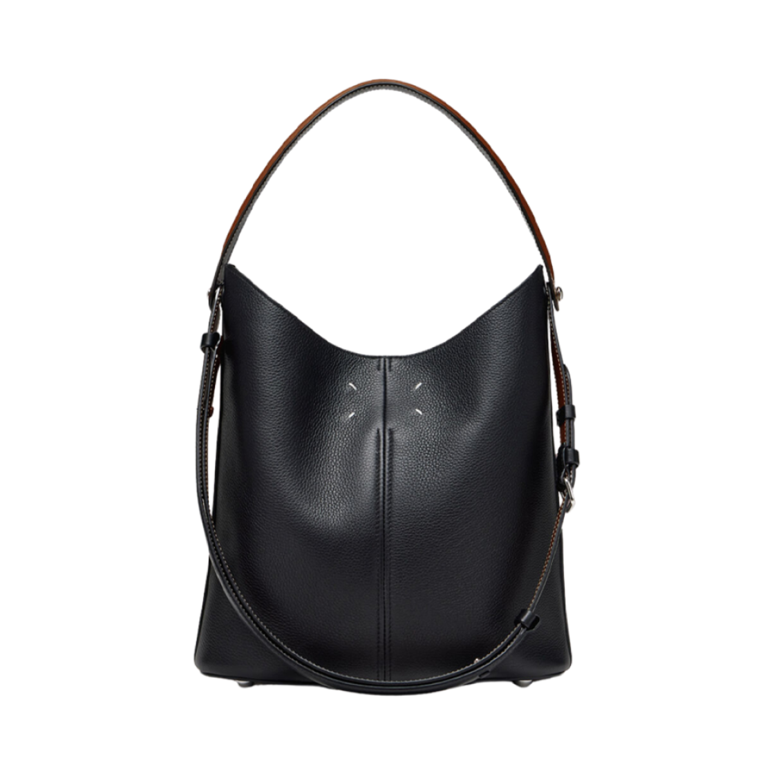 SB2WD0096P7268HA755 Maison Margiela Dress-Age Hobo Bag Black