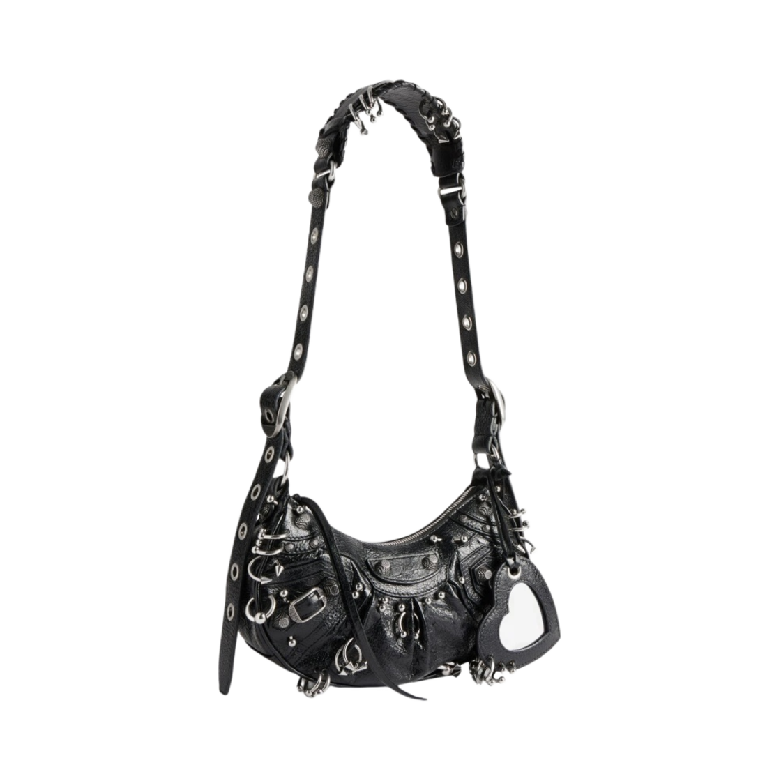 발렌시아가 르 카골 XS 숄더백 피어싱 블랙(Balenciaga Le Cagole XS Shoulder Bag with Piercing Black) - 2