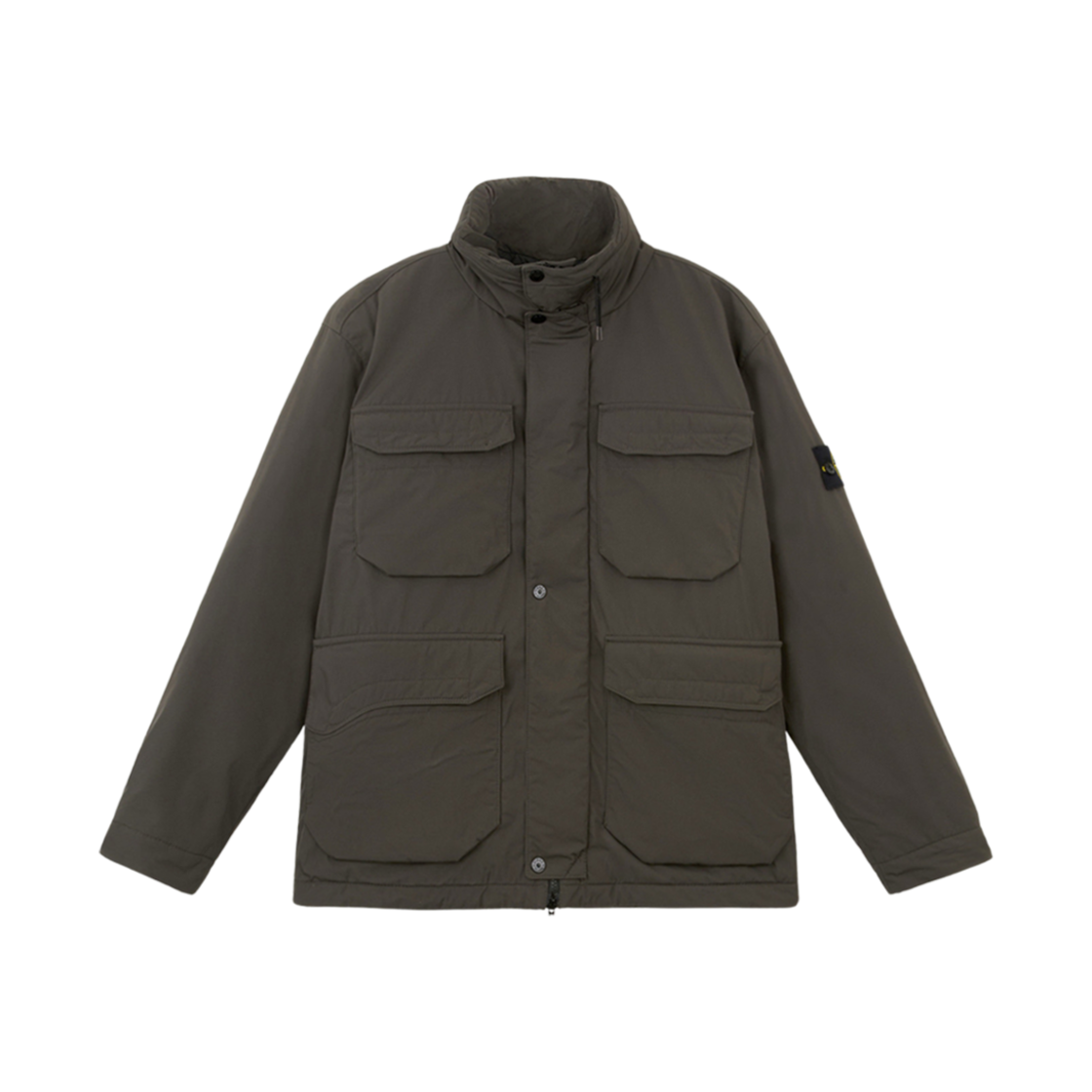 811543626-V0065 Stone Island 43626 Polyester Micro Twill Field Jacket with Anti Drop Charcoal Grey - 24FW