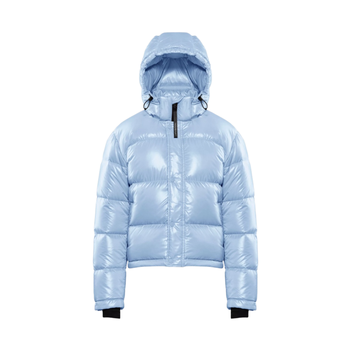 84573 (W) Aritzia The Super Puff Shorty Cropped Goose Down Puffer Jacket Aerial Blue