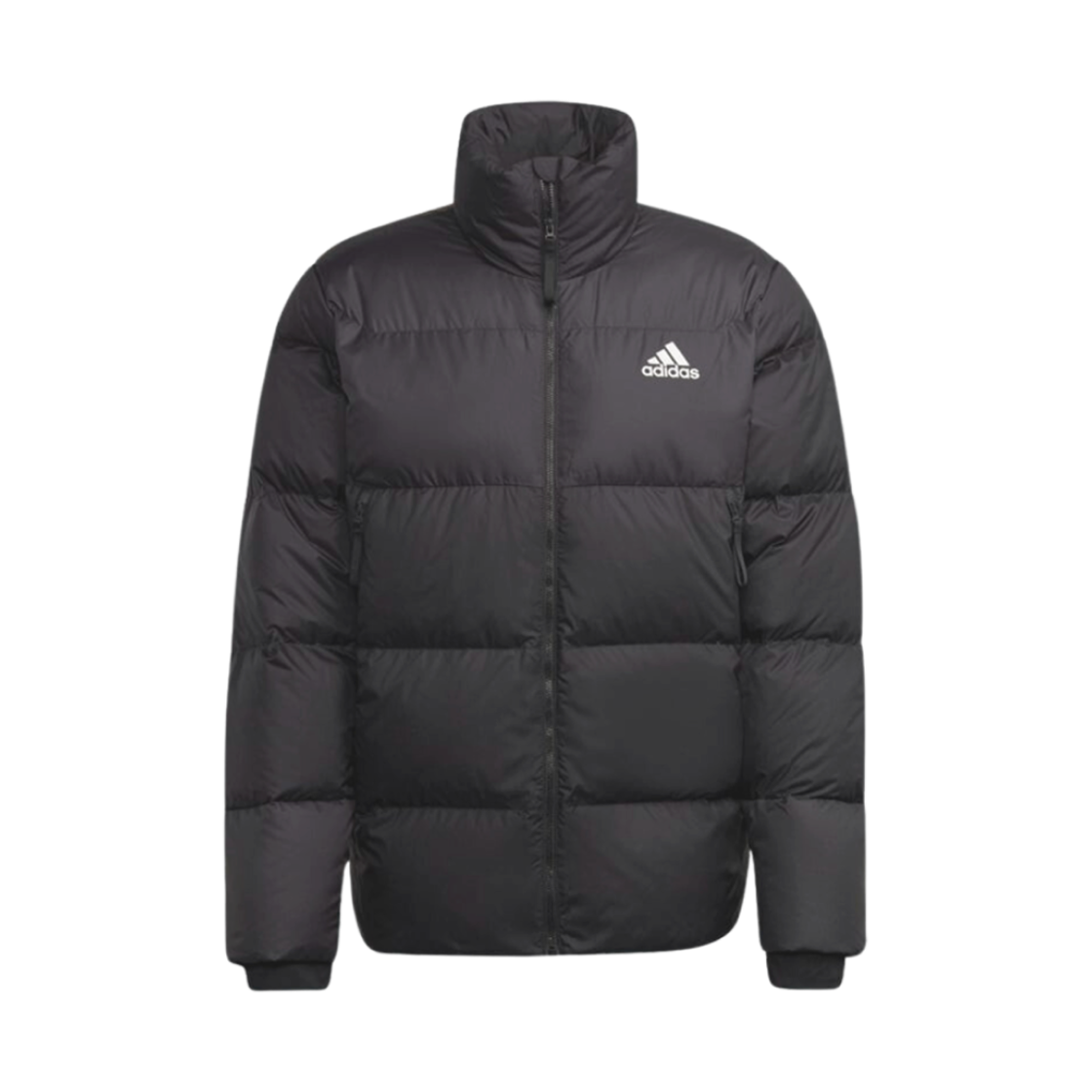 GV5350 Adidas Sportswear D11 Big Baffle Down Hooded Jacket Black - KR Sizing