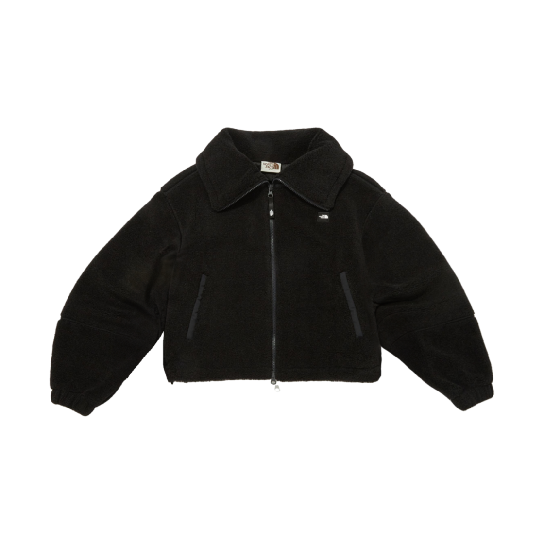 (W) 노스페이스 화이트 라벨 퍼피 플리스 자켓 블랙((W) The North Face White Label Puffy Fleece Jacket Black) - 1