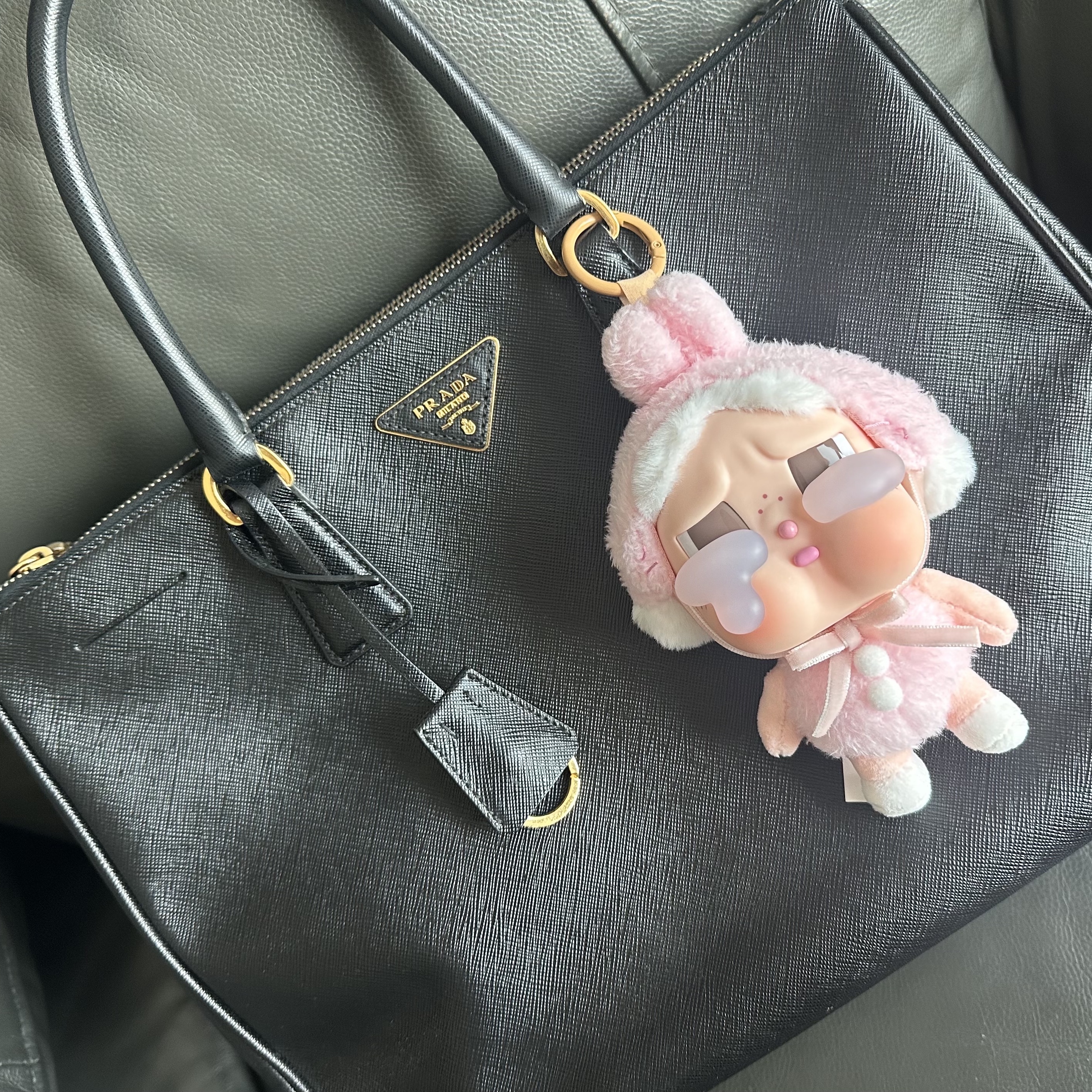 Pop Mart Crybaby Crying Again Series Plush Keyring Sealed Case (6 Blind Boxes) 착용 스타일 - 1