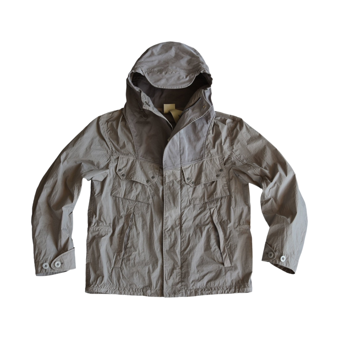 텐씨 후드 미드 레이어 자켓 그래닛 그레이(Ten C Hooded Mid Layer Jacket Granite Grey)