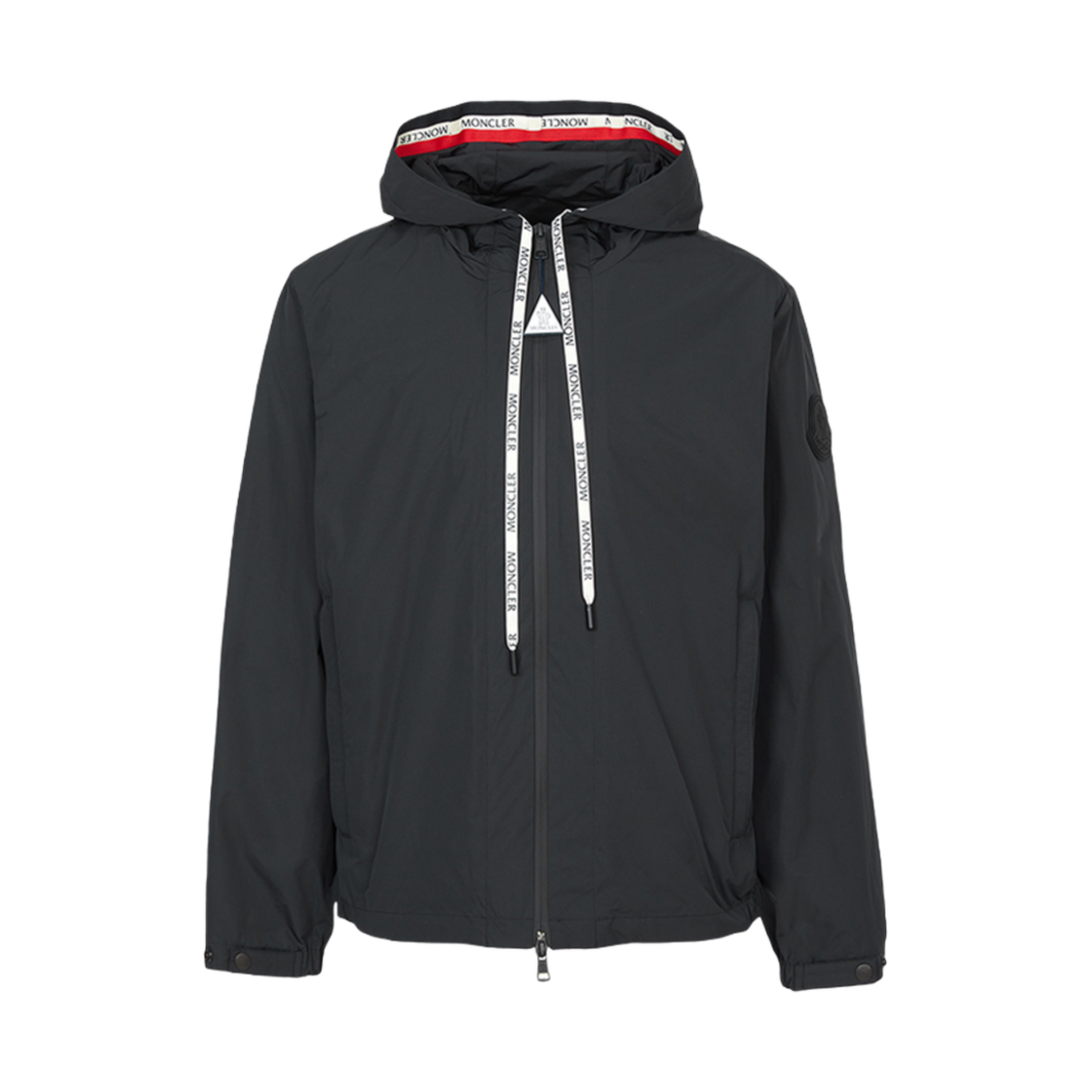 K1-091-1A00197-54A91-999 Moncler Carles Hood Windbreaker Jacket Black - 25SS