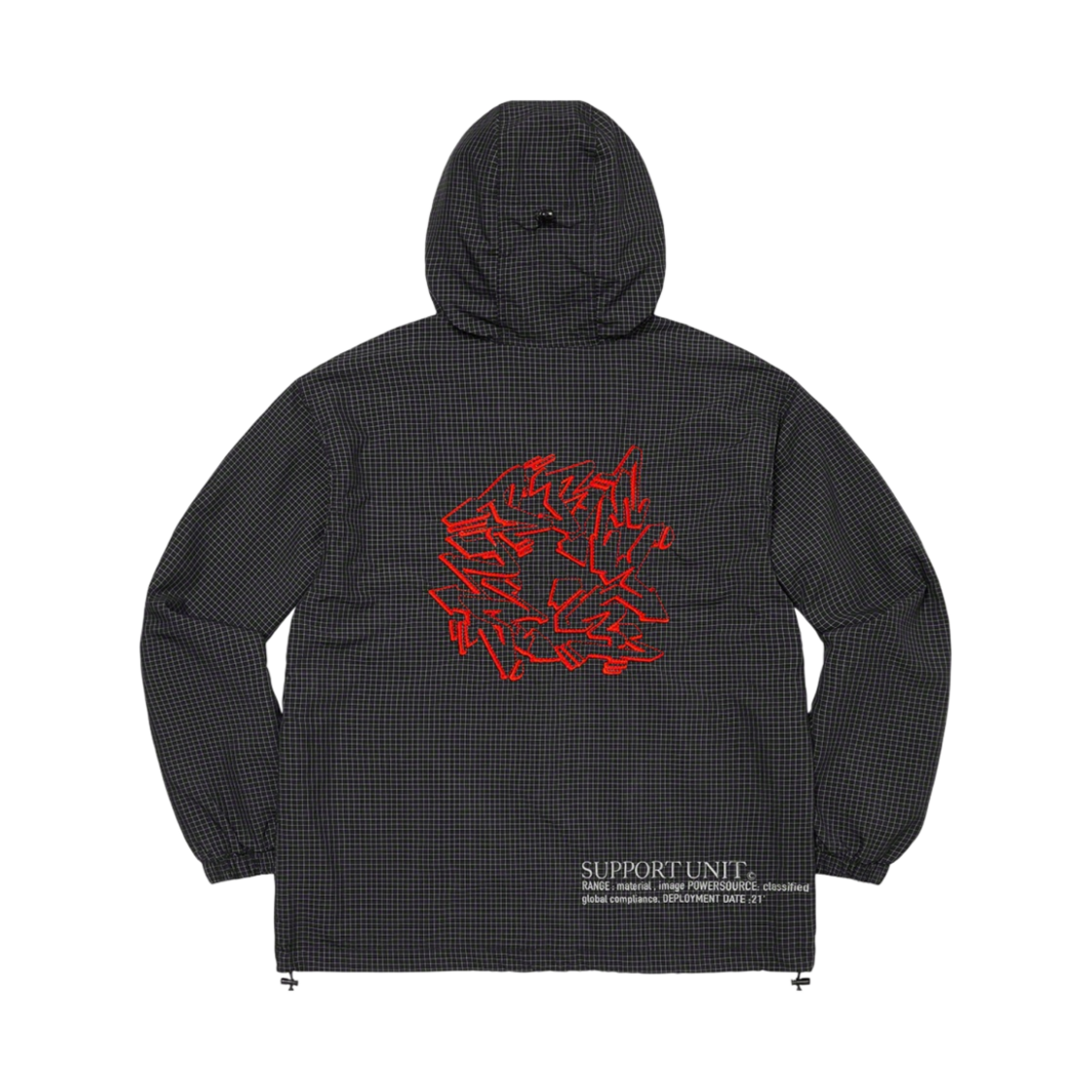 슈프림 서포트 유닛 나일론 립스탑 자켓 블랙 - 21FW(Supreme Support Unit Nylon Ripstop Jacket Black - 21FW) - 2
