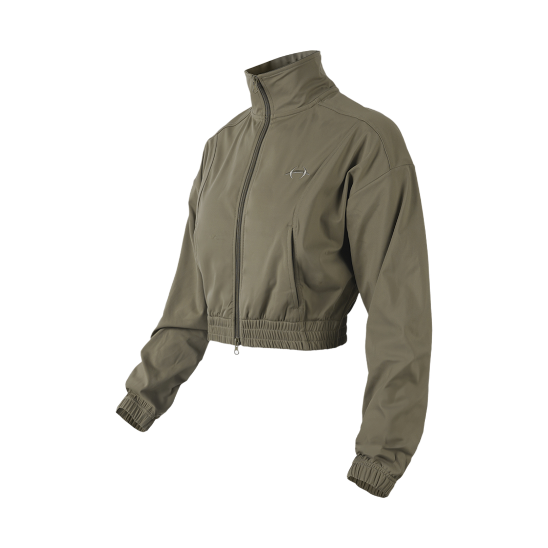 에이치덱스 우먼스 플레시블 크롭 자켓 타우페