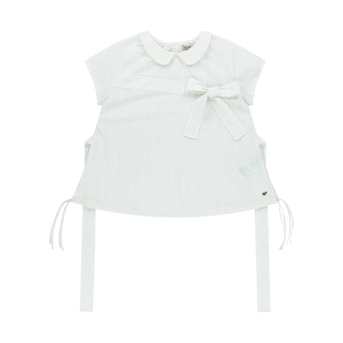 코이세이오 보우 블라우스 화이트