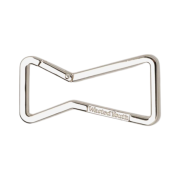 Verdy Wasted Youth Ribbon Carabiner Silver