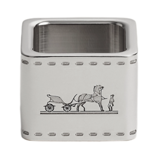 Hermes Mini Bolduc Twilly Ring Palladium & Palladie
