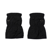 Mischief Quilted Ankle Warmers Black