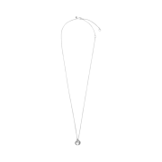 (W) Pandora Family Always Encircled Pendant Necklace Sterling Silver Clear